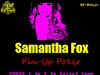 Samantha Fox Pin-Up Poker